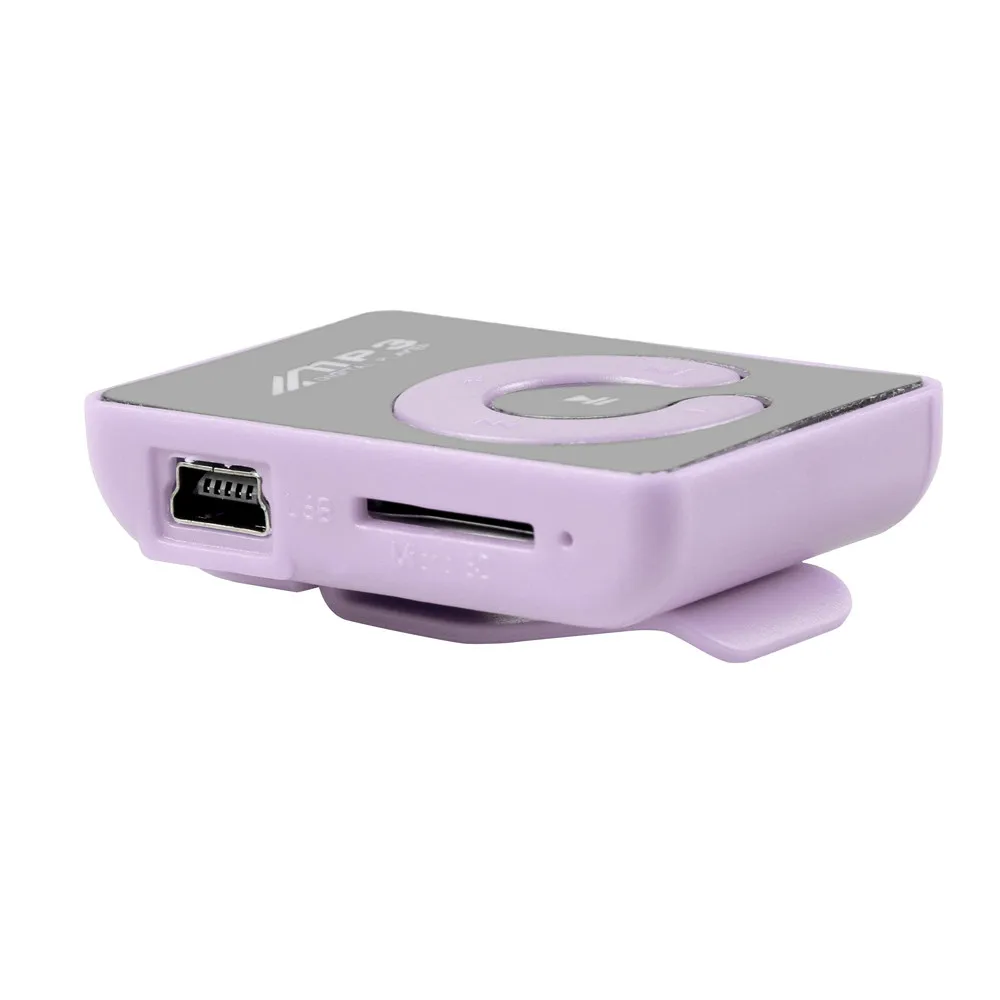 USB MP3-плеер с зажимом, портативный мини-медиаплеер с цветочным узором, металлический MP3-плеер, поддержка, карта MicroTF, гарнитура, FM радио, видео