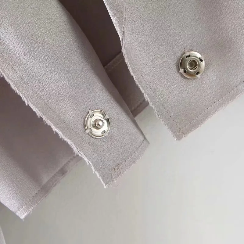 INS Blogger, европейский и американский однобортный мужской повседневный костюм, осенняя Женская одежда, стиль, атласное короткое пальто