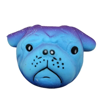 

8*11cm Squishy big Exquisite Fun Galaxy Simulation Crazy Dog squeeze Decompression toys Scented Charm Slow Rising Toy A40