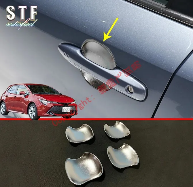 Хромированная накладка на дверь из АБС-пластика для хэтчбека Toyota Corolla Auris Sport 2019 2020
