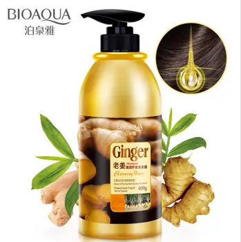 

400ml Herbal Ginger Hair Shampoo No Silicone Oil Oil Control Anti Dandruff Itching Cleansing Professional Hair & Scalp Treatment
