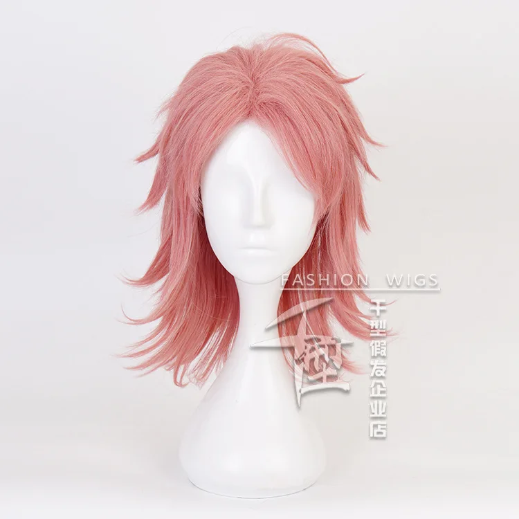 

Cosplay wigGhost Blade Rabbit cosplay Orange Pink Comic Short Hai