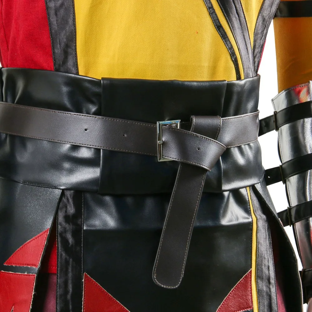 Mortal Kombat 11 SCORPION Cosplay Suit Full Set Game Mortal Kombat Halloween Cosplay Set (8)