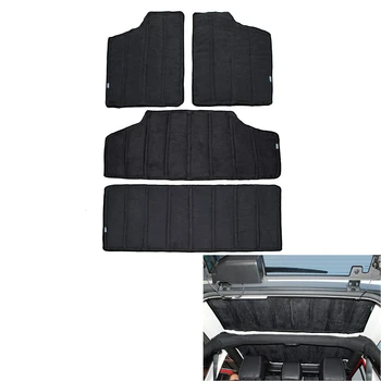 

For Jeep Wrangler Jk Headliner Hardtop Insulation 4 Door 2012-2016 Rear Window And Ceiling Roof Heat Insulation Cotton Kit Car S