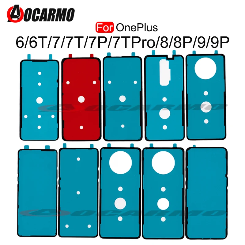 Задняя крышка батарейного отсека клейкая лента для OnePlus 6 6T 7T 7Pro 9 8 Pro 1 + 8T запасная