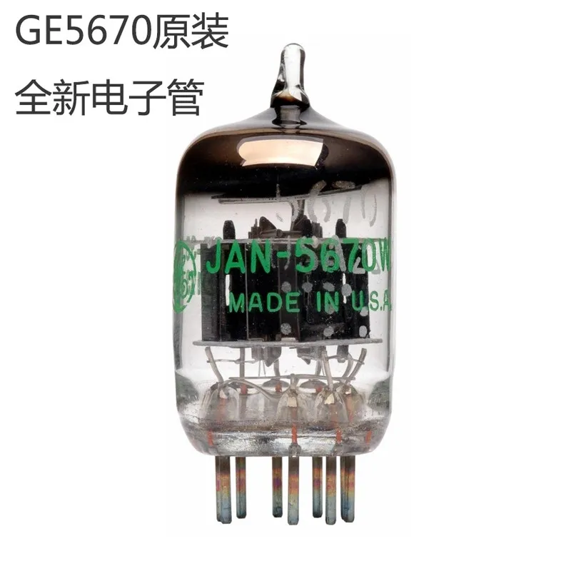 2pcs NEW USA Antiques tube GE JAN 5670W tube can replace 6N3 / 396A / 2C51 / 5670