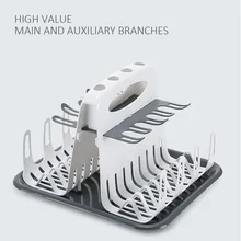 Портативная сушилка для детских бутылочек для молока, съемная цветная сушилка для бутылочек для кормления, многослойная сушилка для хранения