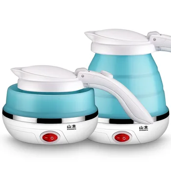 

Electric Kettle Foldable Hot Water Pot Travel Portable Mini Water Kettle Folding Water Boiler Electric Tea Kettle 100-240v 110v