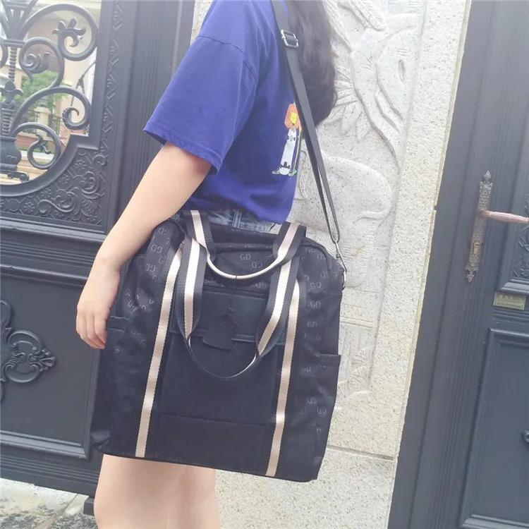 

2019 New Style WOMEN'S Bag Korean-style Waterproof Oxford Cloth Bag Unisex Shoulder Bag GD Printed Letter Leisure Bag