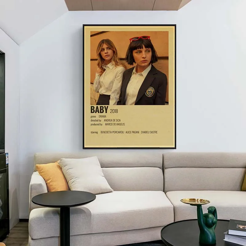 Retro classic movie TV show Harlem Kinzel/Lucifer retro canvas print poster modern art poster room/bar decoration Retro classic movie TV show Harlem Kinzel/Lucifer retro canvas print poster modern art poster room/bar decoration