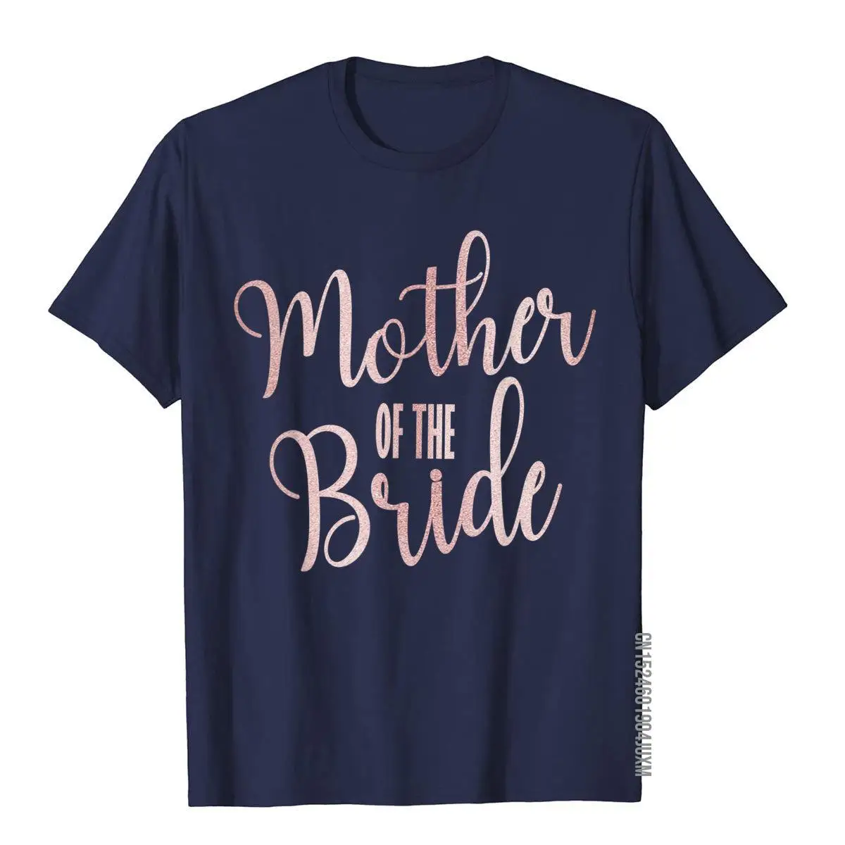 Mother Of The Bride Wedding Party Gift T-Shirt__97A370navy