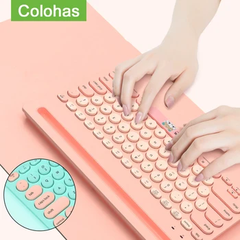 

2.4G Tri-Mode Bluetooth Keyboard Wireless Gaming Keyboard For Macbook Pro iPhone iPad Tablet PC Gamer Slient Computer Keyboard