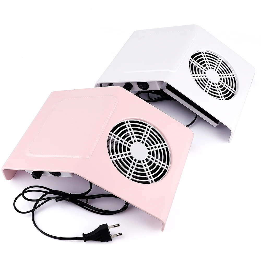 40W Nail Suction Dust Collector Fan Strong Nail Vacuum Cleaner Manicure Machine with 2 Dust Collect - 4000158668549