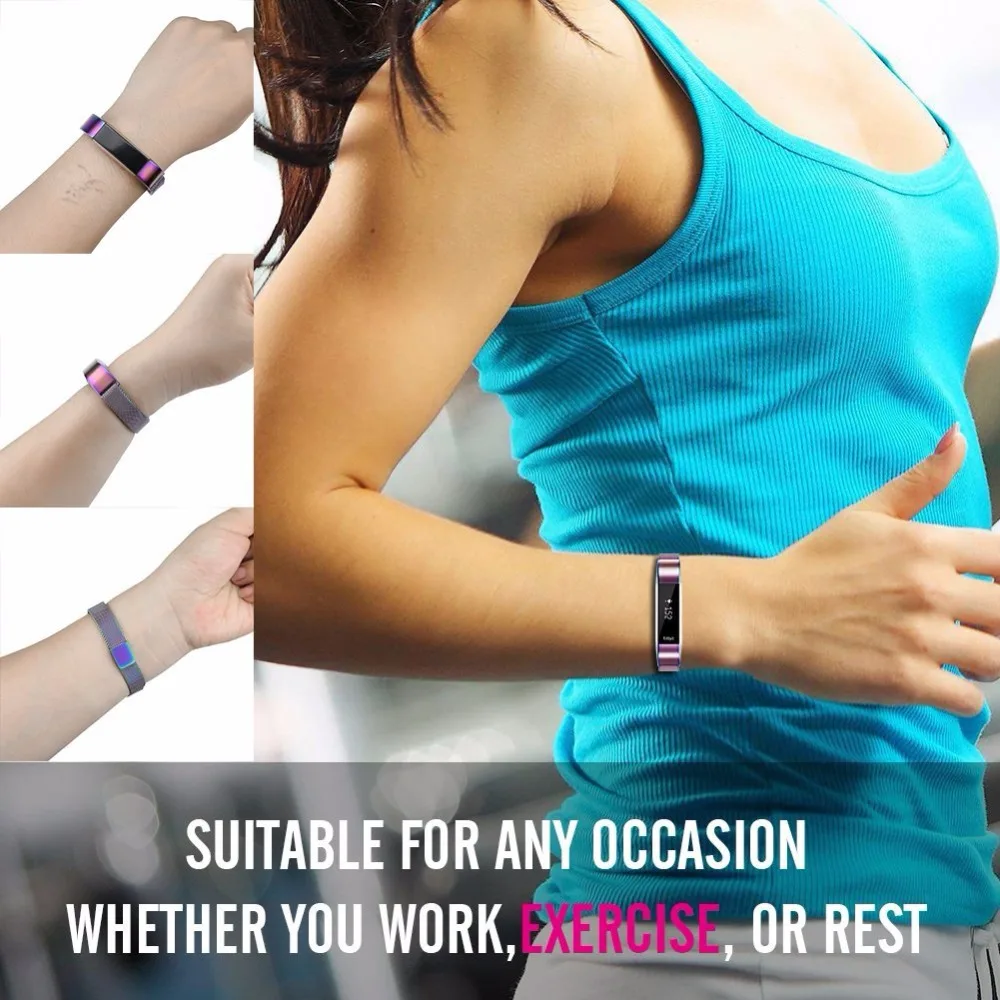 Для Fitbit Alta HR и Alta Milanese сменный ремешок маленький и большой(5,"-8,6") для Fitbit ремешки сильная Магнитная застежка