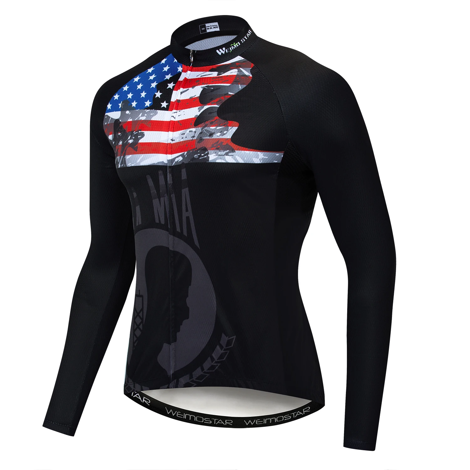 CD8110 Майки для велоспорта Pro Team мужские с длинным рукавом MTB велосипед Ropa Ciclismo Дышащая MTB Джерси велосипедная одежда США топы - Цвет: CD8110