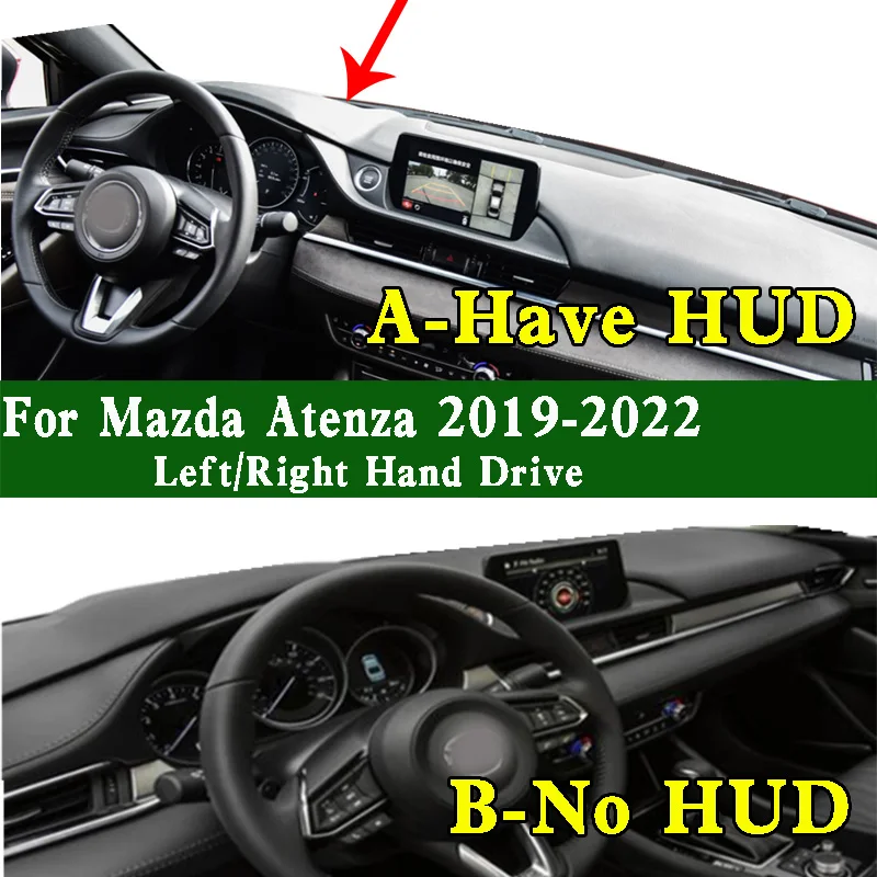 For Mazda Atenza GL 2019 2020 2021 2022 Dashmat Dashboard Cover Sunscreen  Protective Pad Anti-Dirt Proof Dash Mat Ornaments AliExpress