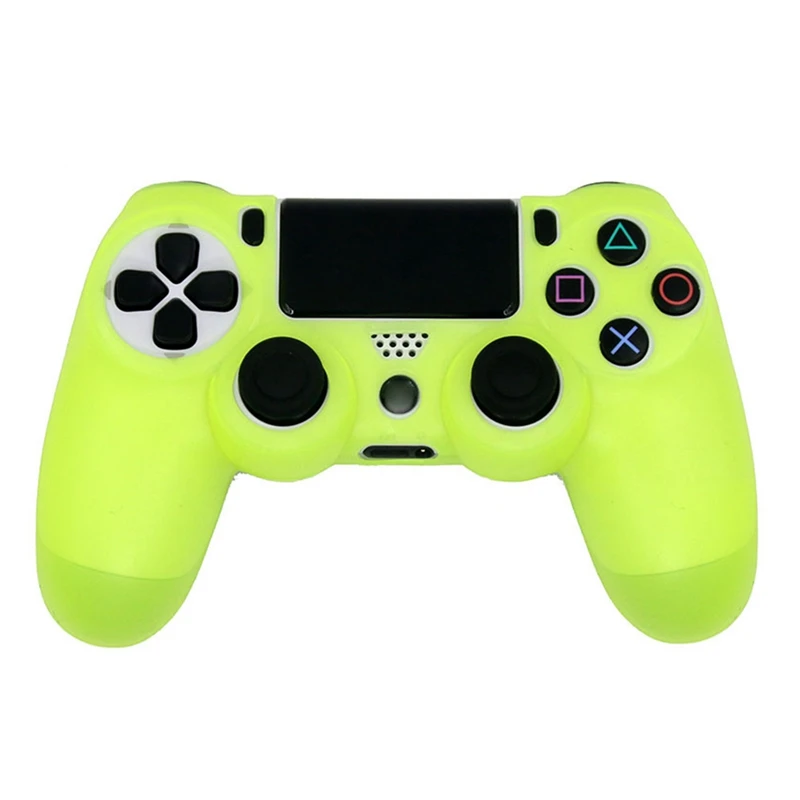

For PS4 Sony Playstation 4 Slim Controller Case Video Game Controller Accessory Soft Silicone Flexible Rubber Shell Cover