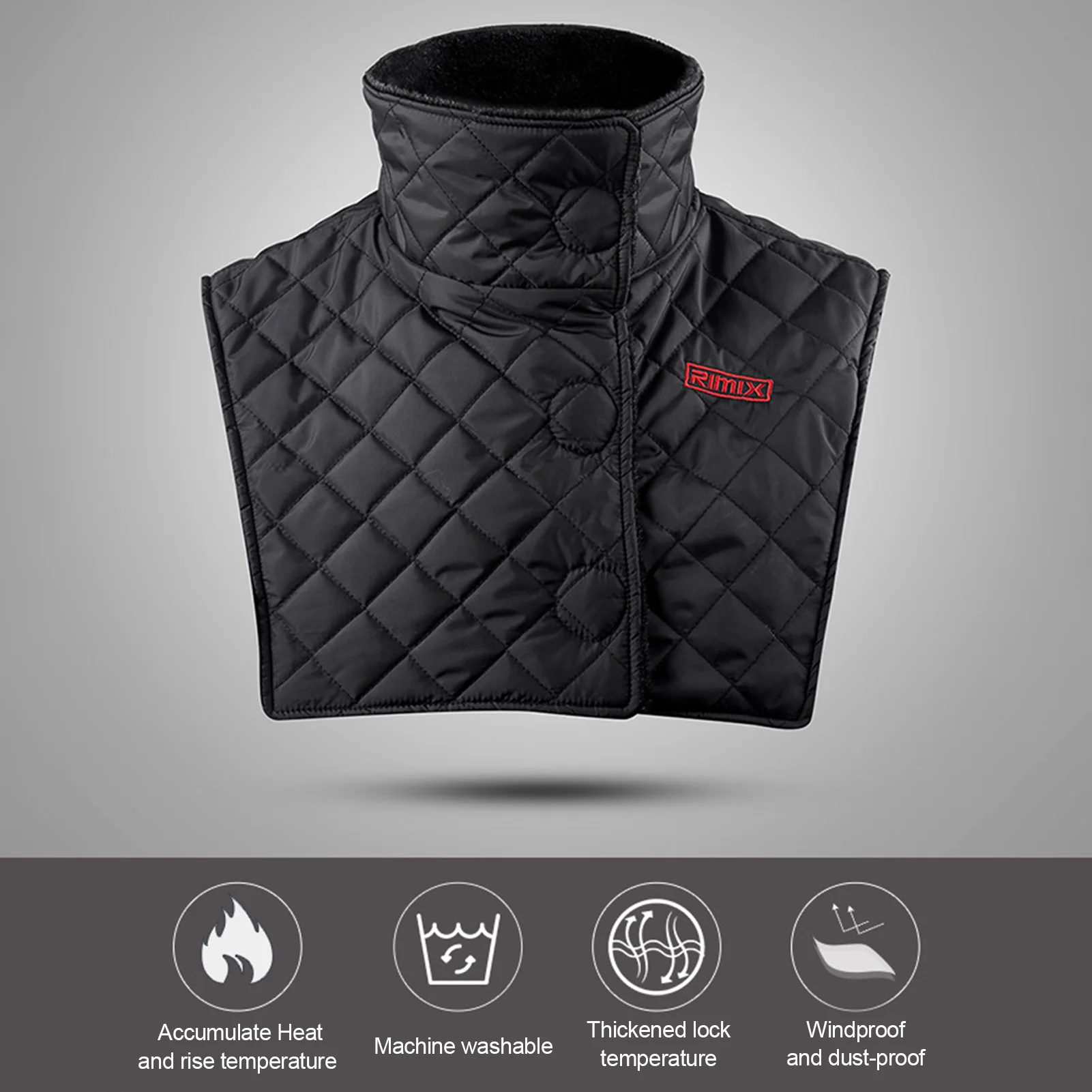 Winter Moto Riding Skiing Thicked Skating Neck Warmer Cover Warm Scarf Windproof Windproof Camping Thermal Wrap Bib Headwear 3