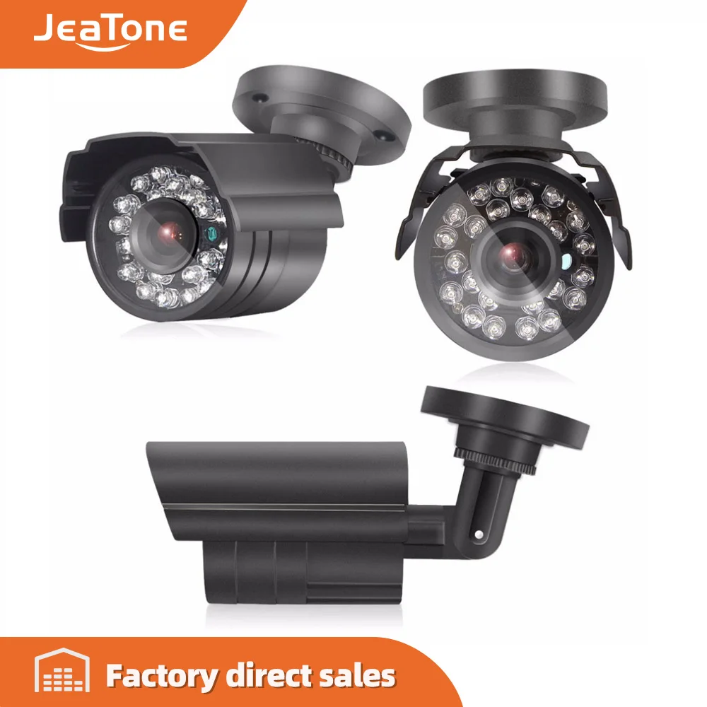 Аналоговая камера видеонаблюдения JeaTone AHD 1080 МП P 24 светодиода|Камеры