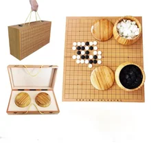 Go Chess19 route 361 pièces/ensemble Table pliable aller ensemble dames Gobang en bois aller ensemble jouets pour adultes et enfants cadeaux