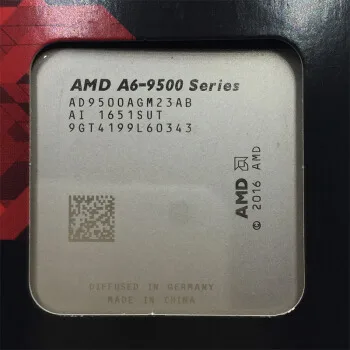 AMD AD9500AGABBOX Bristol Ridge AM4 A6 9500 APU 65 Watts Retail