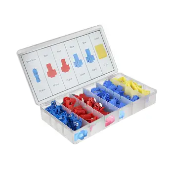 

65pcs/Set Free Break Cable Clip Cable Buckle Quick Connector Clip Kit Five-In-One Suit Lock Quick Splice Wire Connectors
