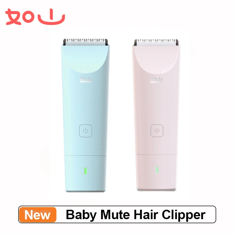 RUSHAN Baby Mute машинка для стрижки волос IPX7 водонепроницаемый профессиональный