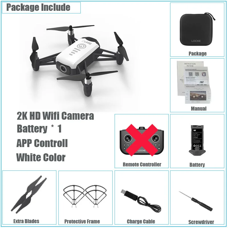 White App Bat 1 Радиоуправляемый мини-Дрон с HD камерой 2K Wifi Вертолет FPV оптический смарт-поток Квадрокоптер RC игрушки Безголовый режим жеста фото/видео Дрон - Цвет: White App Bat 1