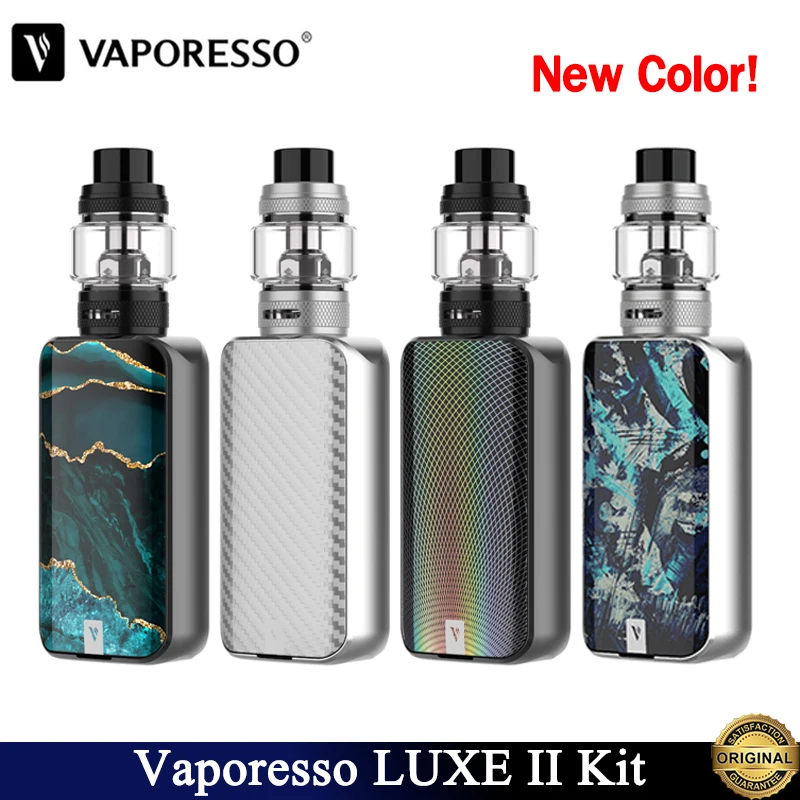 New color Original Vaporesso LUXE II Kit 2 220W Box MOD Vape 8ml NRG-S Tank Fit GT Mesh Coil Electronic Cigarette Vaping | Электроника
