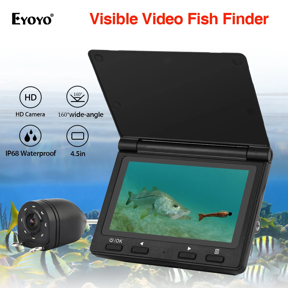Eyoyo X6 720P AHD Новое поступление 30 м визуальный рыболокатор 4 3 дюймов высокая