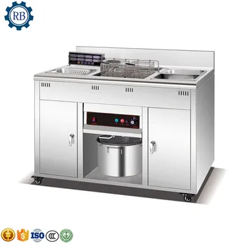 

Single Tank Gas Deep Fryer Fried Chicken Machine/Commercial Broasted Chicken Frying Machine For KFC