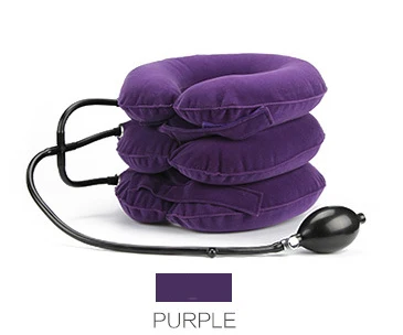 3 Слои надувной воздушный шейки вытягивающее устройство для шеи мягкая с круглой