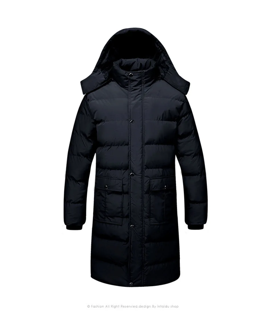 Varsanol новые мужские парки теплые куртки для мужчин зимняя куртка длинная стильная тонкая хлопковая куртка Пальто Верхняя одежда с капюшоном Высокое качество