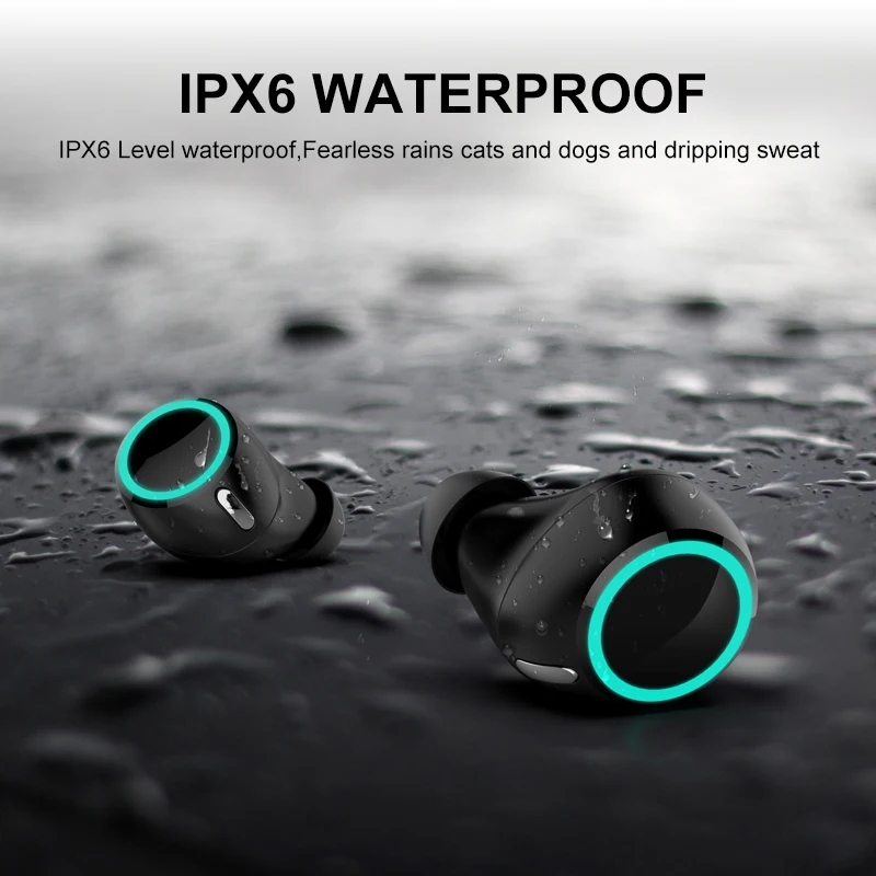 SOHOKDA Bs02 Mi Redmi Airdots 2 TWS True Wireless Bluetooth Earphone Stereo Bluetooth5.0 With 3400mAh Charging CasMic Air 2S