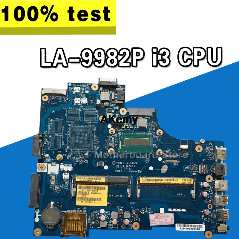 LA-9982P Laptop Moederbord Voor Dell Inspiron 15R 5537 3537 Originele Moederbord I3-4010U LA-9982P Laptop Moederbord Voor Dell Inspiron 15R 5537 3537 Originele Moederbord I3-4010U