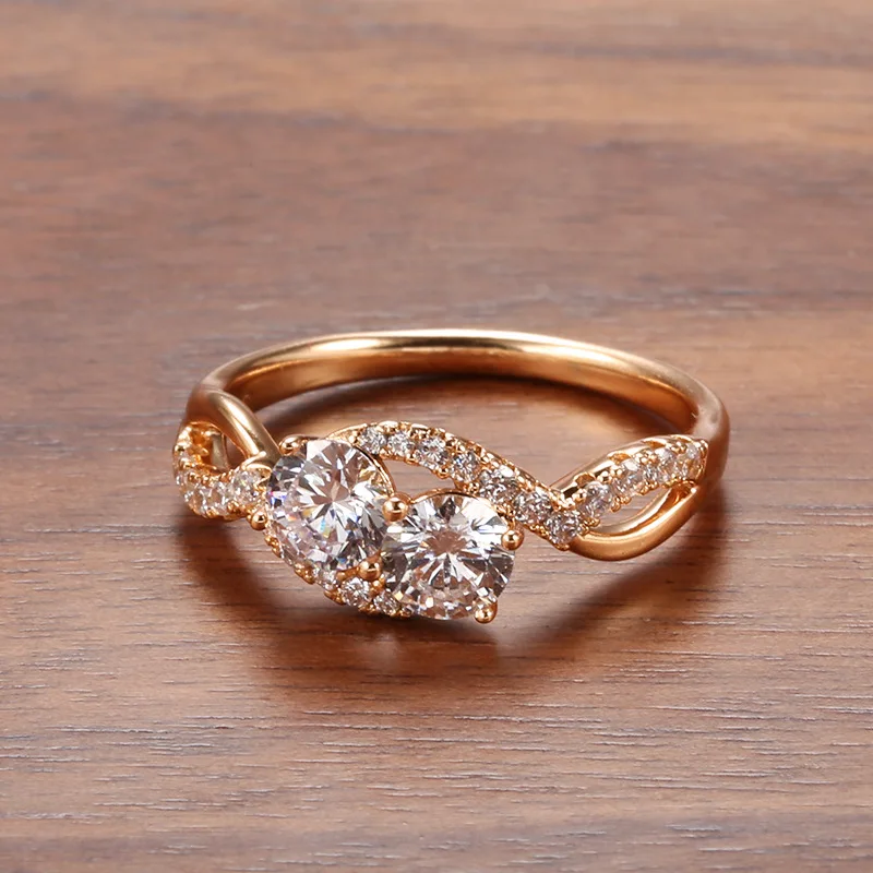 Dazzlingrock Collection Anillo De Boda Apilable De Oro De 14