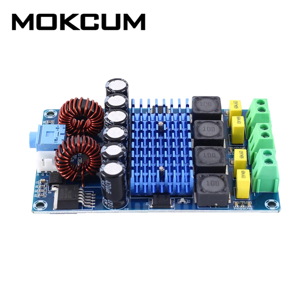 DC 12V-24V TPA3116D2 автоматический подъем модуль усилителя 2*100 Вт двухканальный