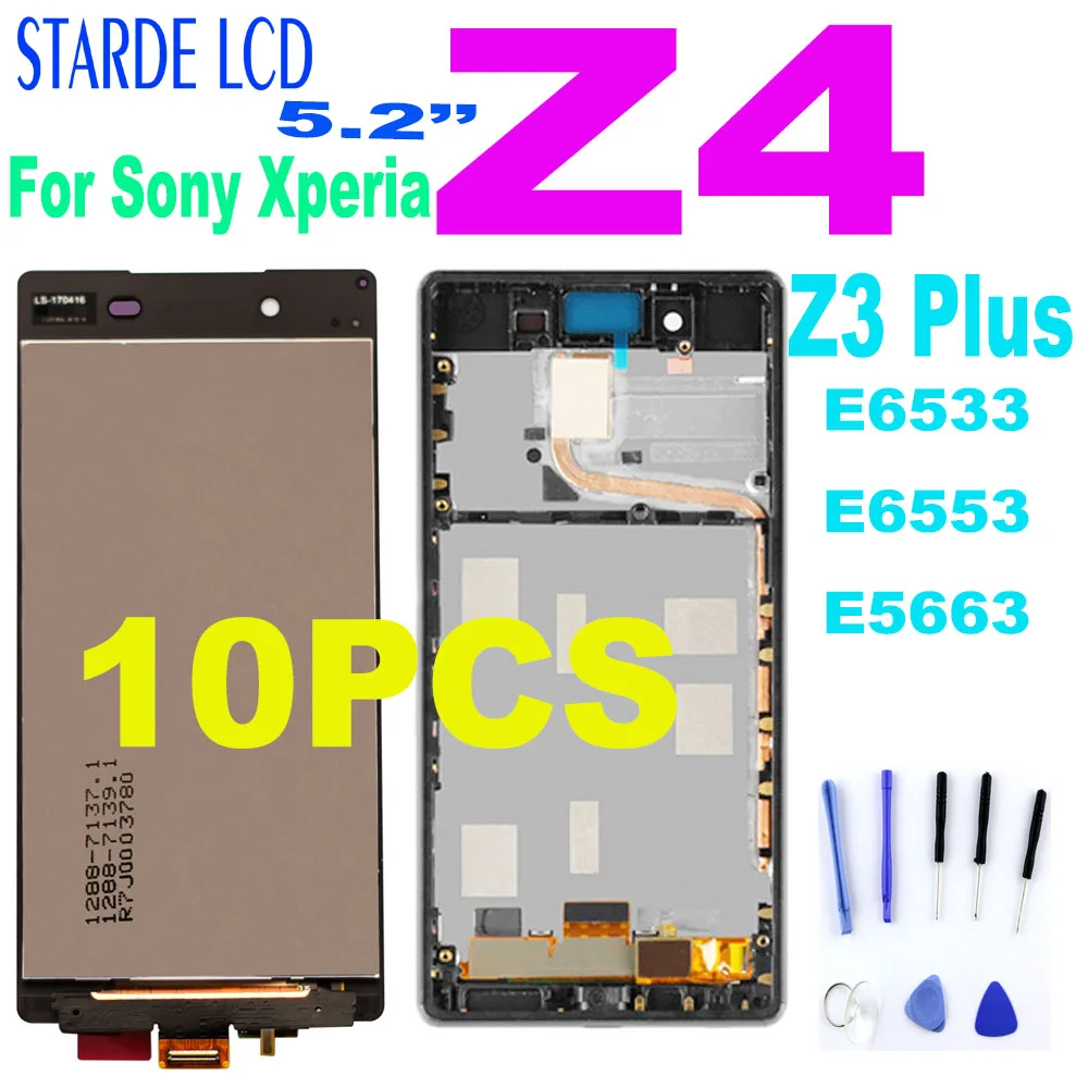 10 шт. оригинальный 5 2 ''для Sony Xperia Z3 Plus E6553 E6533 E5663 ЖК-дисплей сенсорный экран