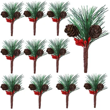 

Artificial Pine Christmas Pine Branches Christmas Pine Branches for Christmas Party Garlands and Festive Decorations 24