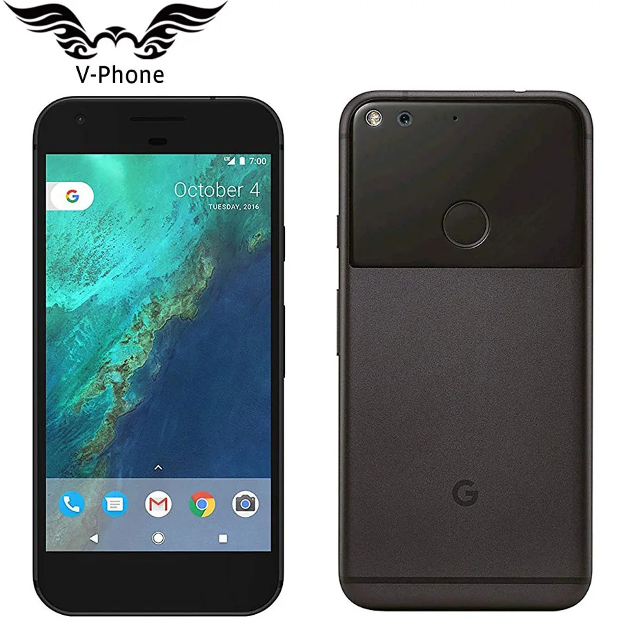 5,5 дюймов Google Pixel XL Американская версия 4 Гб ОЗУ 32 Гб 128 Гб ПЗУ Snapdragon Четырехъядерный 4G LTE мобильный телефон Android