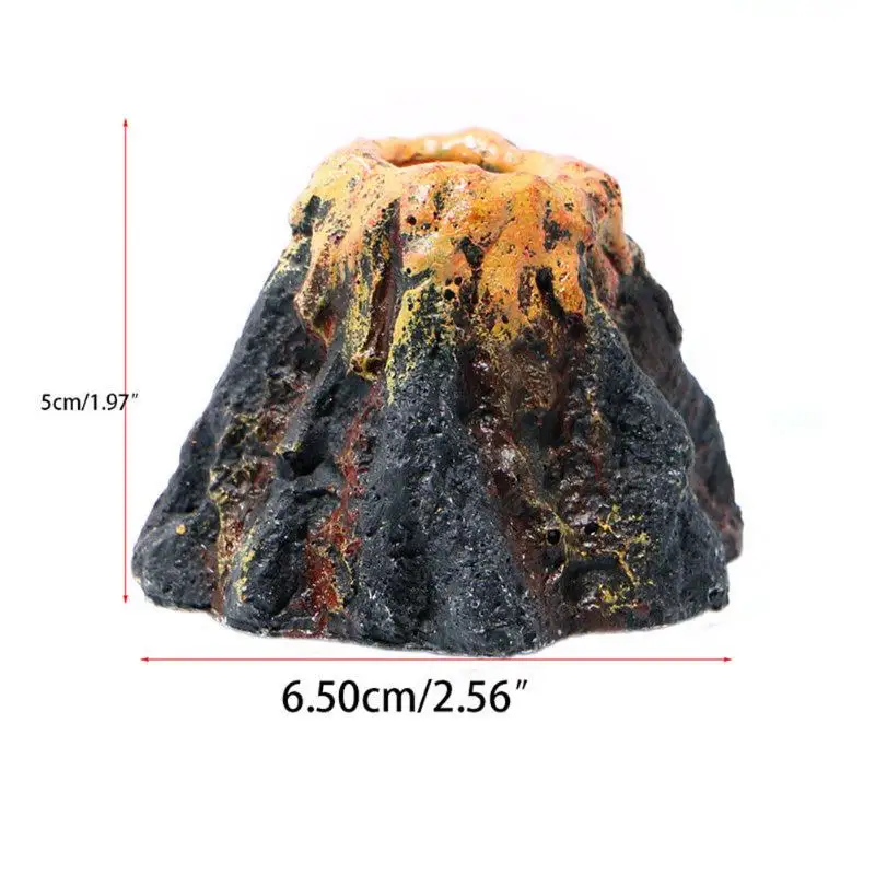 Вулкан для аквариума форма и воздушный пузырь камень кислородный насос аквариум орнамент рыбные водные принадлежности украшения