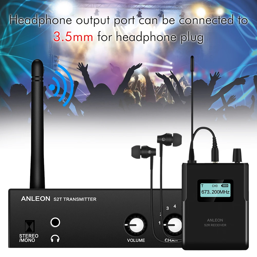Honor 9 lite Smartphone Kirin 659 Mobile phones ?For ANLEON S2 Wireless In-ear Monitor System UHF Stereo IEM System Stage Monitoring 670-680Mhz NTC Antenna Xiomi EU plug