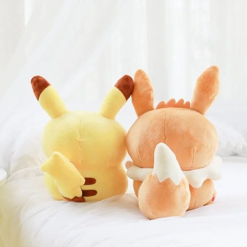 Takara Tomy Покемон кавайный Пикачу Eevee милые плюшевые игрушки мультфильм мягкие подушки для дивана куклы милые подарки для подарка для девочки