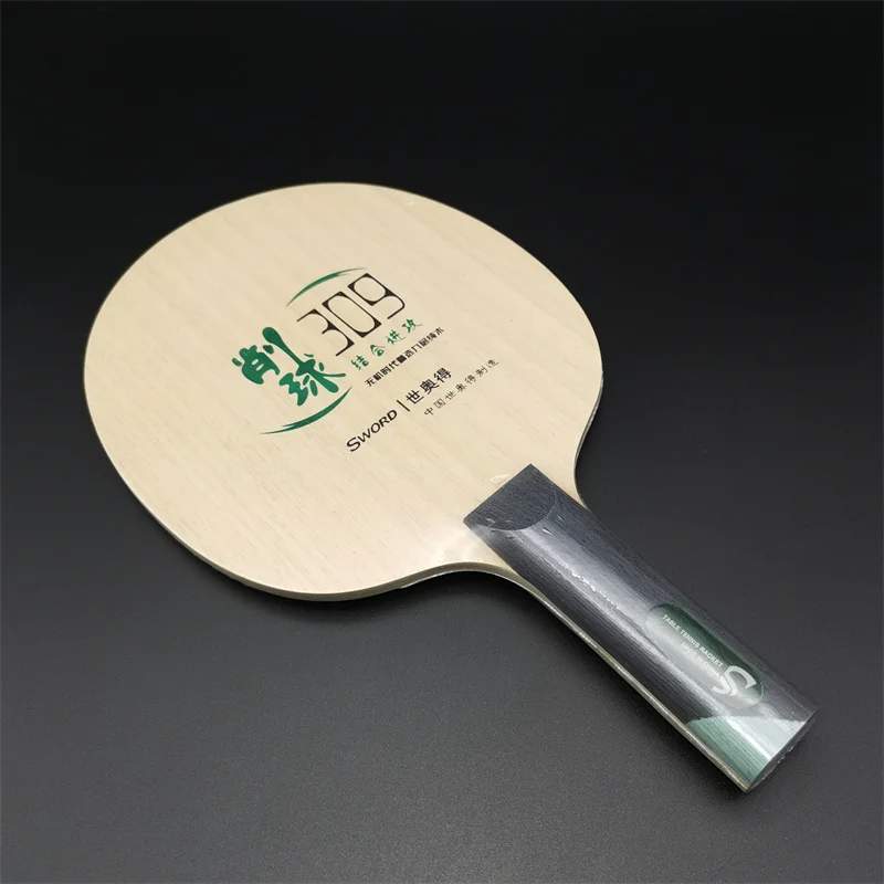 Sword Chopping 309 Attack Type Pure Wood Defensive Play Table Tennis