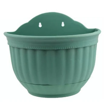 

Wall-Hanging Flower Pot Garden Fence Balcony Basket Plant Pot Planter Art Decors Bonsai Bowl Nursery Basin Planter Imitation