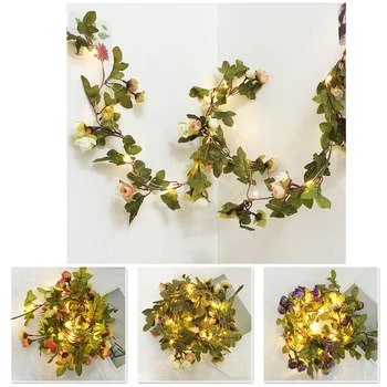 

2.2M 20LED Fake Flower String Fairy Lights Christmas Tree Wedding Party Decor String Light LED Number 20