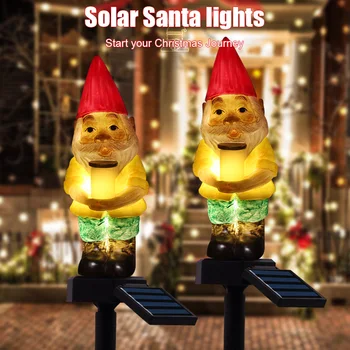 

Solar Power Santa Claus Spot Light Outdoor Lawn Walkway LED Lamp Landscape Light FOU99