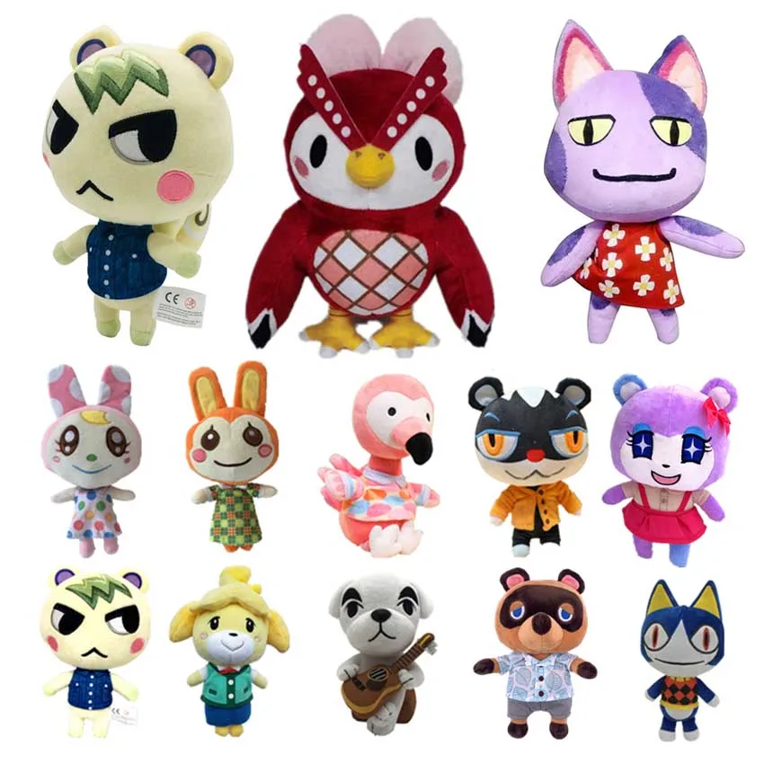 20cm Animal Crossing Plush Toy give away Amiibo card Cartoon Raymond Jingjiang Doll KK Toys Plush pillow Children's gifts