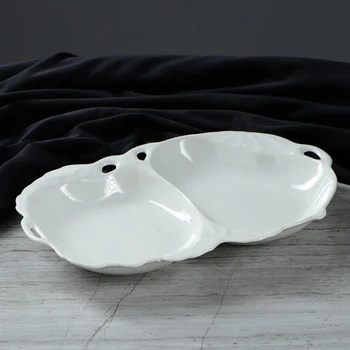 

Serving dish "Fruits" white