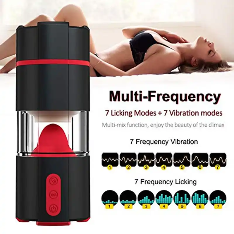 Auto Double Tongue Vagina Vibration Aircraft Cup Deep throat Suck Penis Massage Pocket Pussy Male Masturbator Sex Toys For Men| | - AliExpress